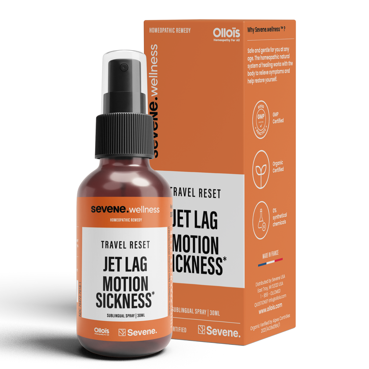 Travel Reset – Homeopathic Spray for Motion Sickness & Travel Discomfort