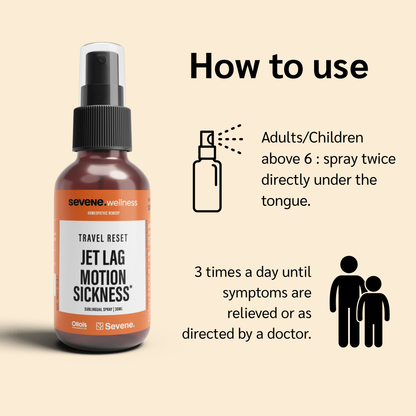 Travel Reset – Homeopathic Spray for Motion Sickness & Travel Discomfort