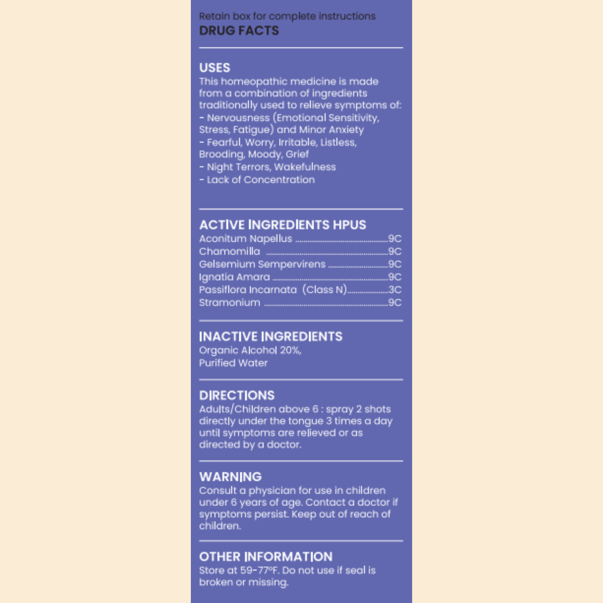 Calm Mind – Stress Nervous Anxiety & Concentration